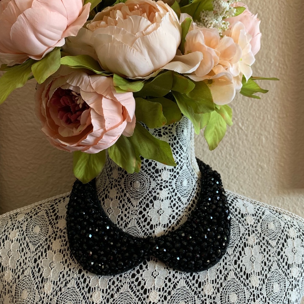 NWT! Beaded Bib Statement Necklace